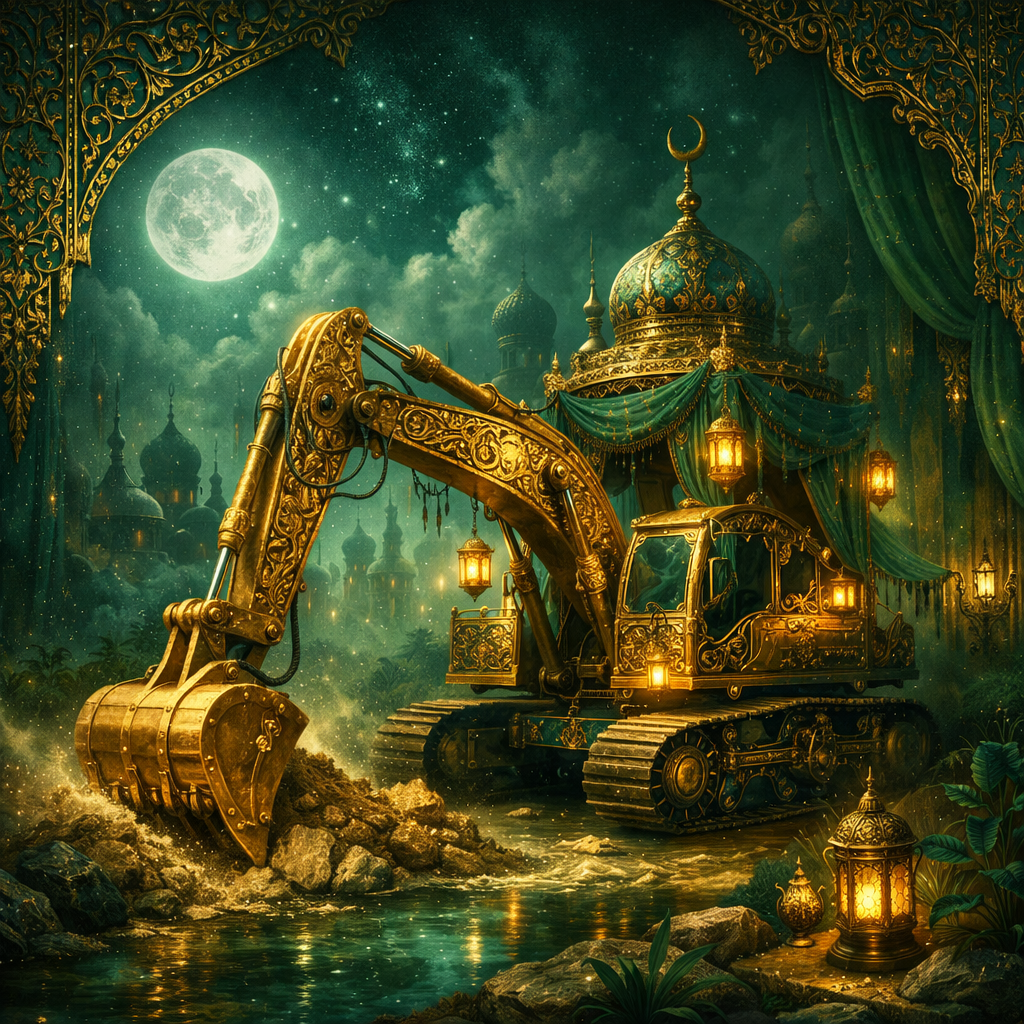 تفسير حلم عربة حفار