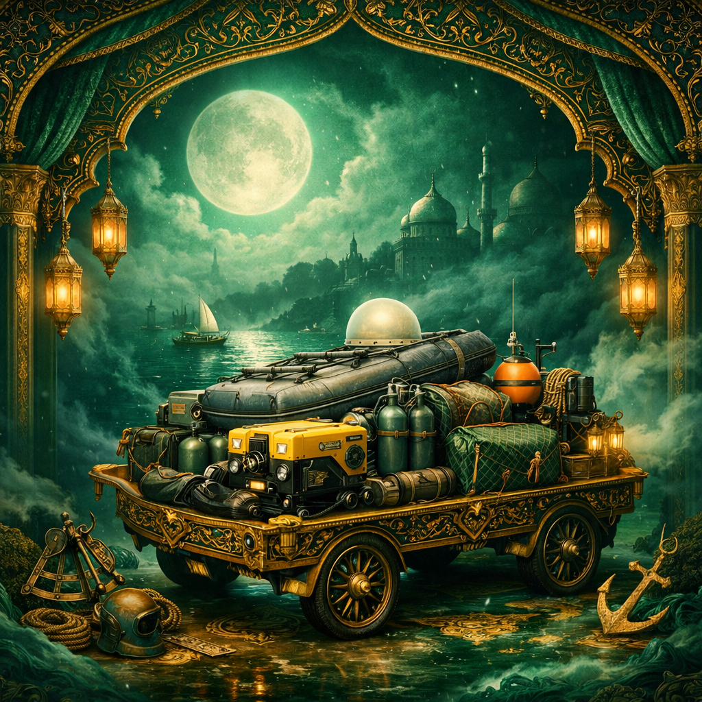 تفسير حلم عربة نقل أجهزة بحرية