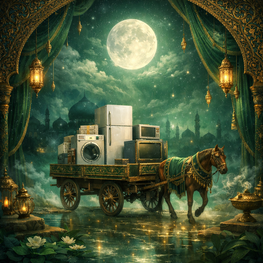 تفسير حلم عربة نقل أجهزة منزلية