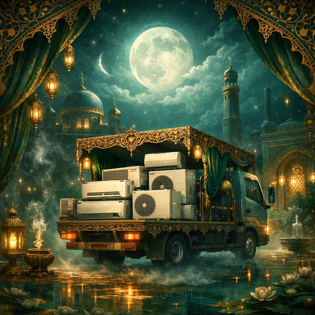 تفسير حلم عربة نقل أجهزة تكييف