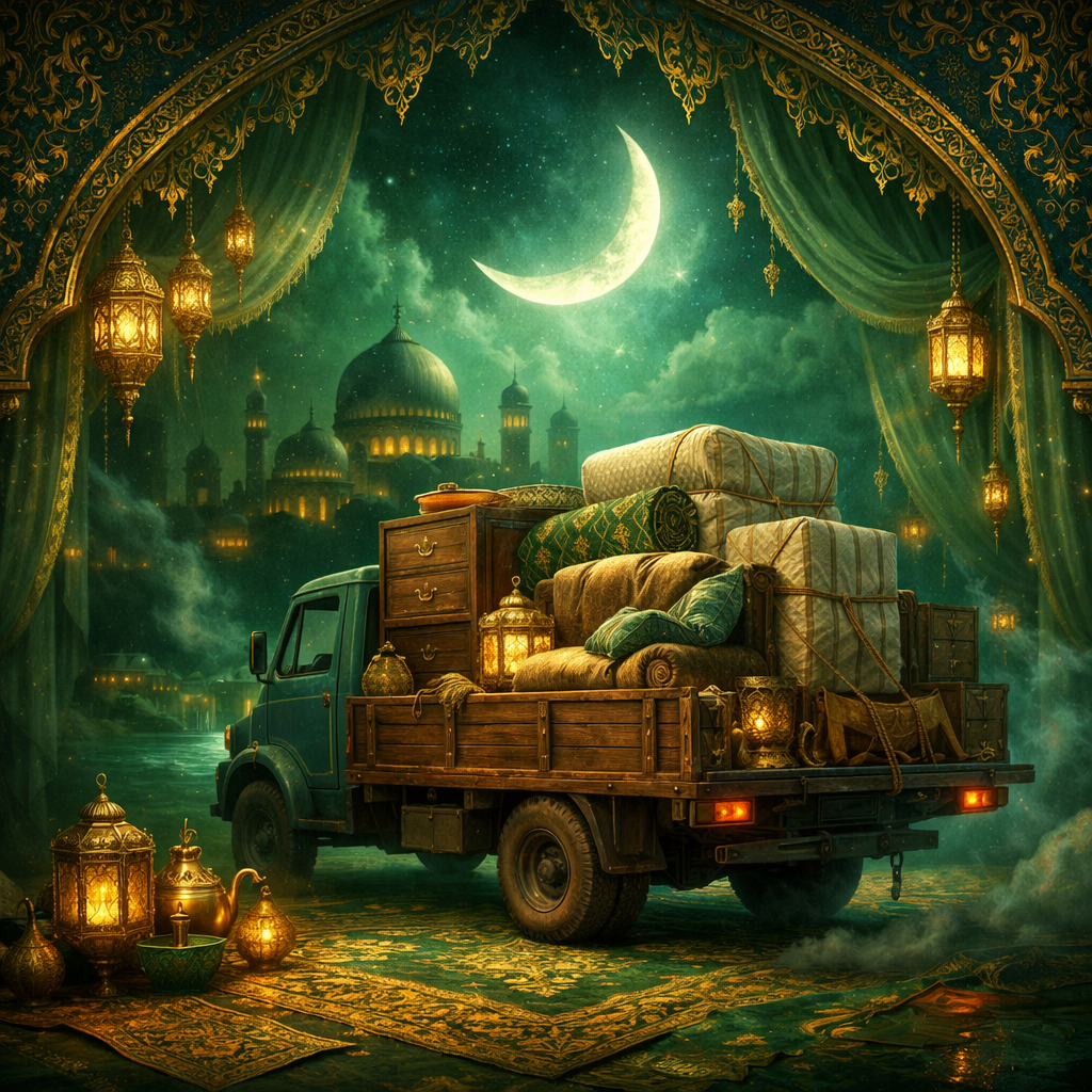 تفسير حلم عربة نقل أثاث