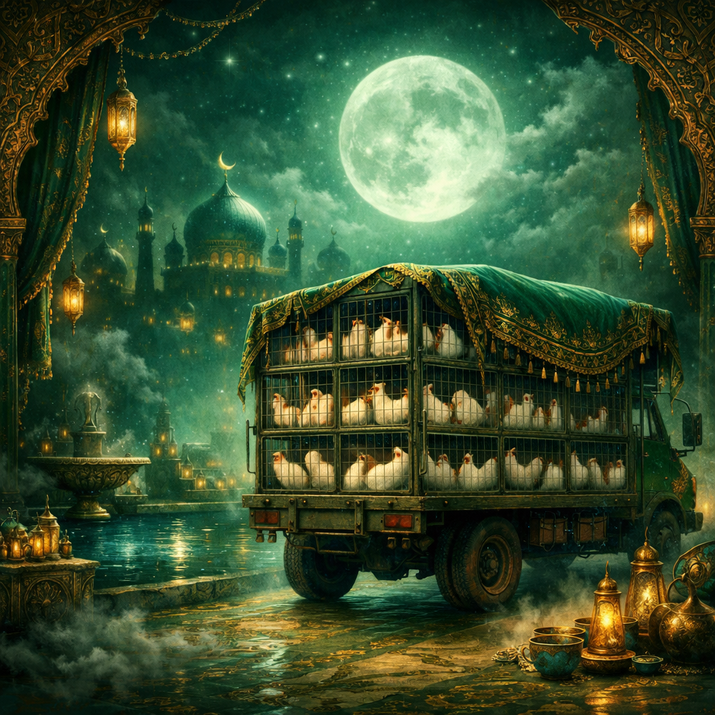 تفسير حلم عربة نقل دواجن