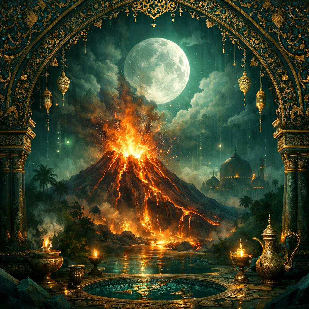 تفسير حلم بركان