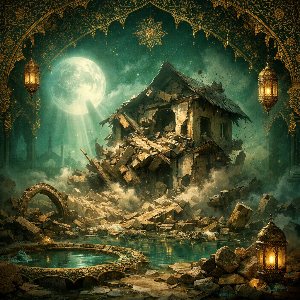 تفسير حلم بيت ينهدم