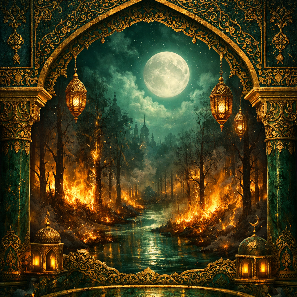 تفسير حلم غابة محترقة