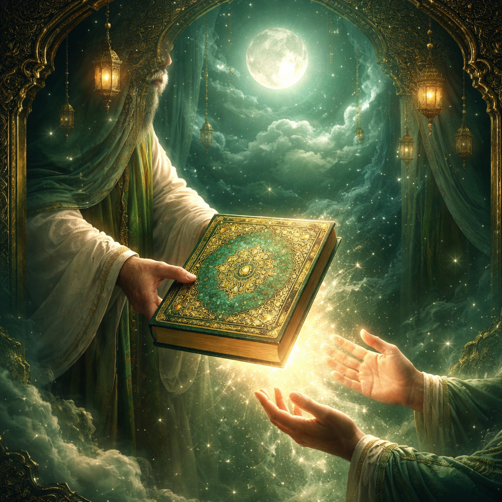 تفسير حلم إعطاء القرآن