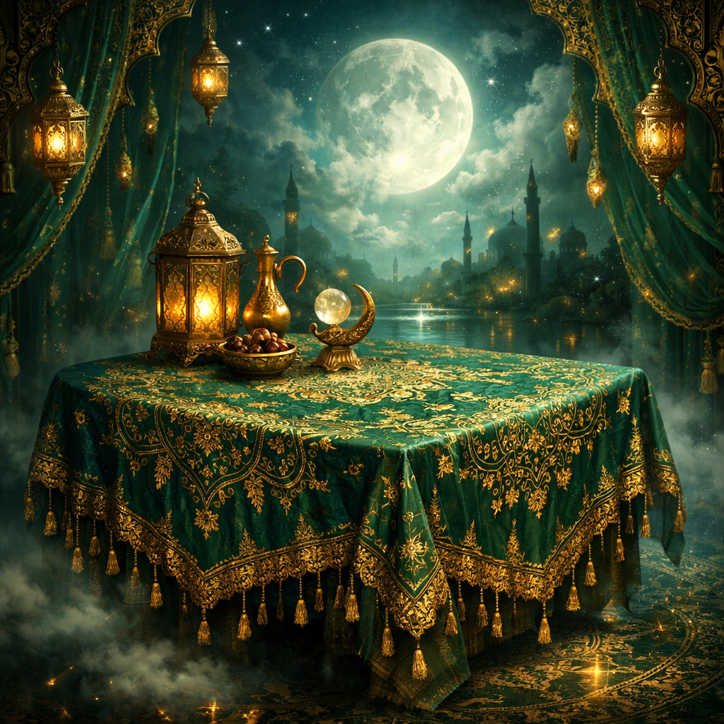 تفسير حلم مفرش طاولة