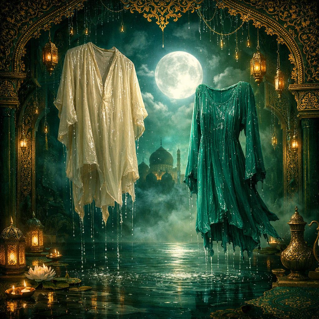 تفسير حلم ملابس مبللة