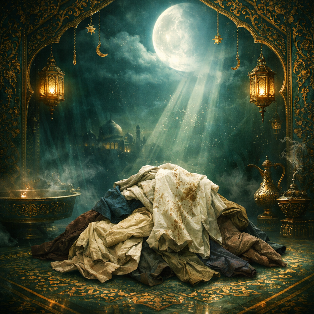 تفسير حلم ملابس متسخة