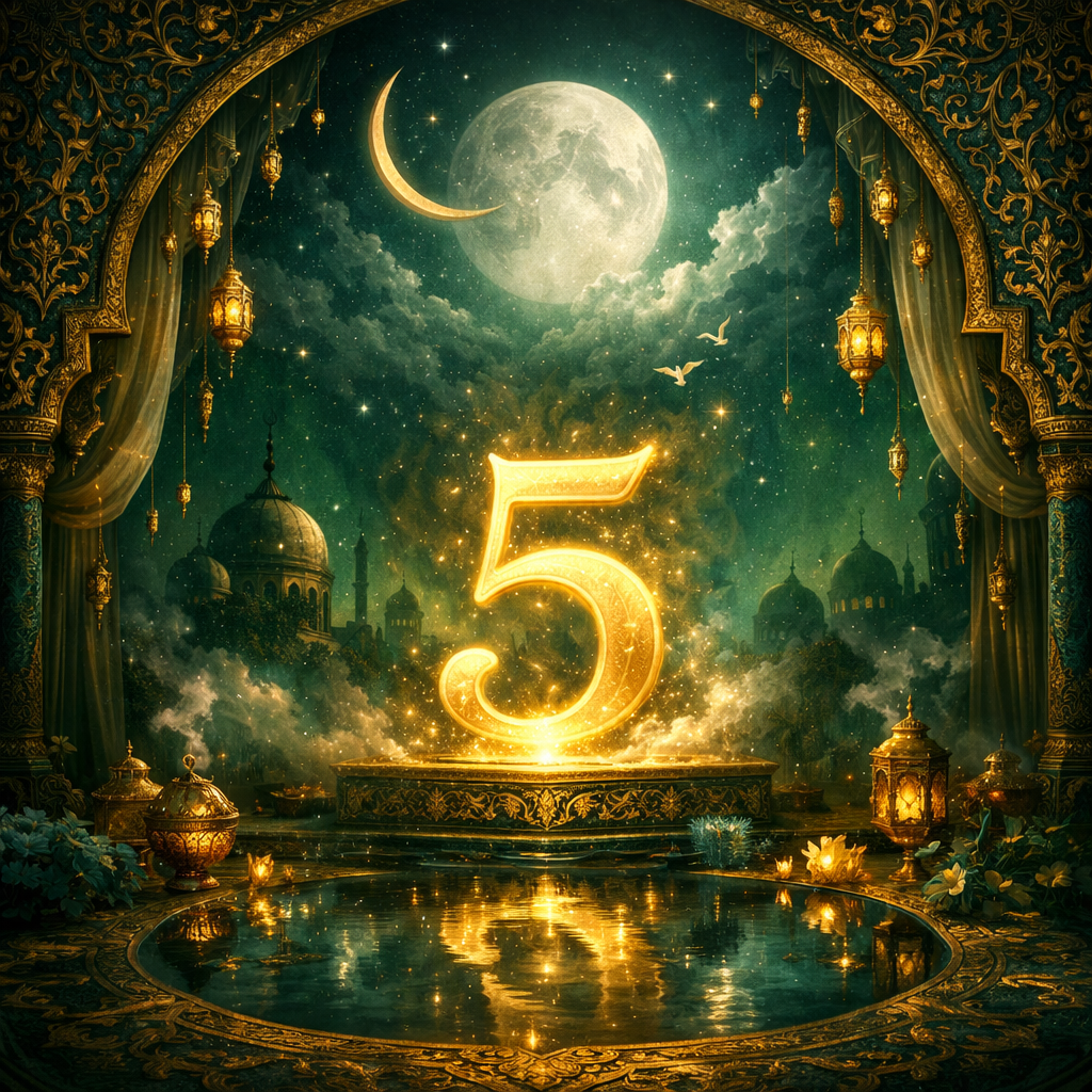 تفسير حلم رقم خمسة