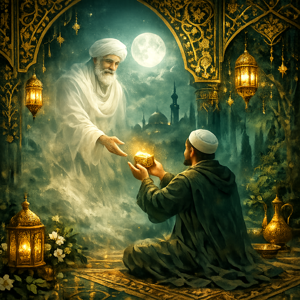 تفسير حلم شخص ميت يعطيك شيء