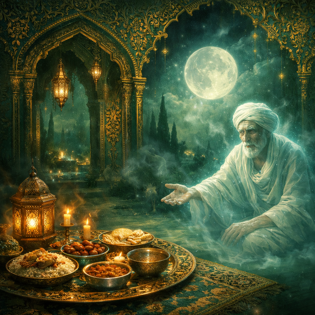 تفسير حلم شخص ميت يطلب طعام