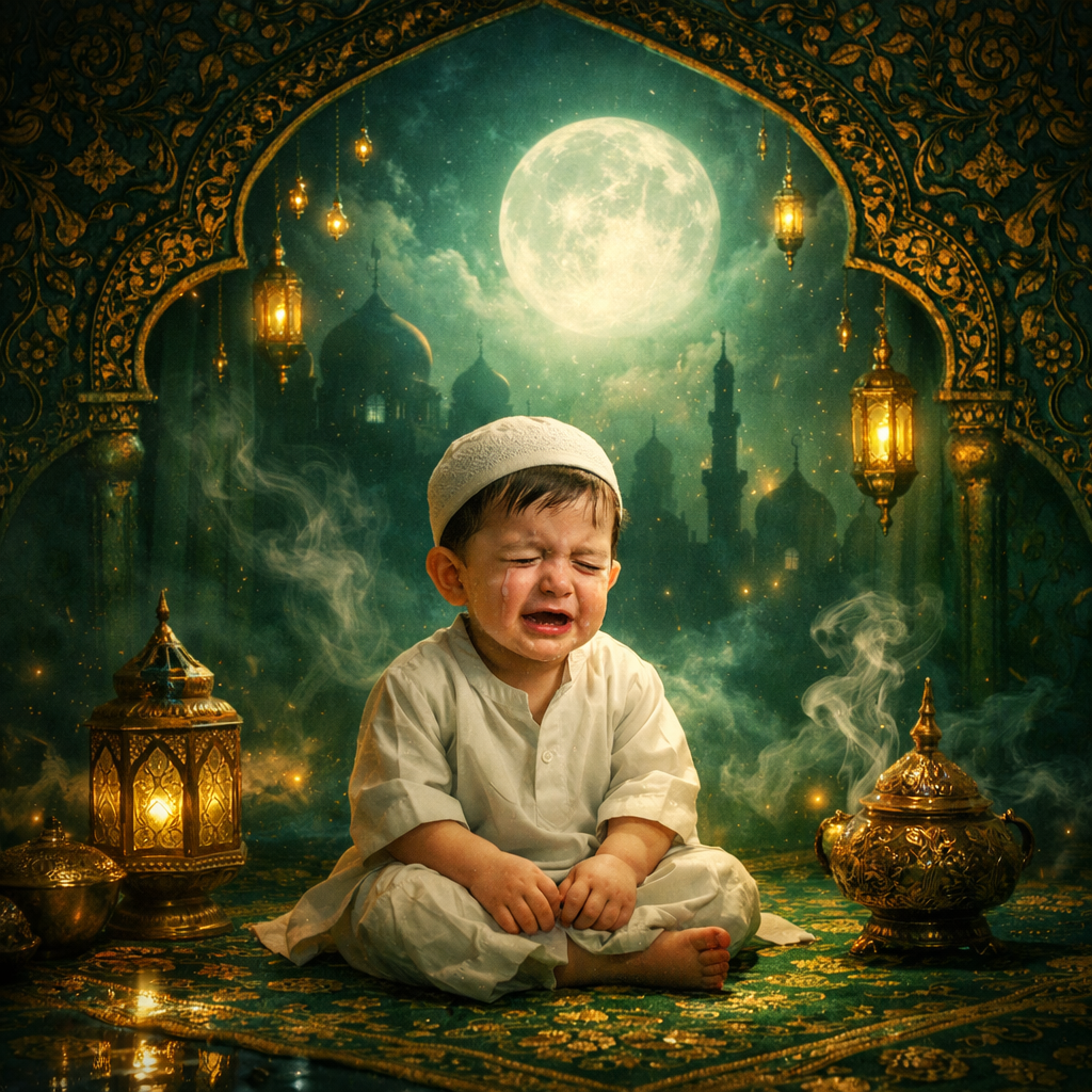 تفسير حلم طفل صغير يبكي