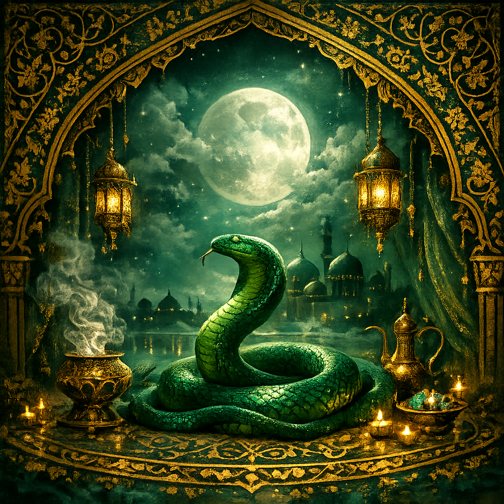 تفسير حلم ثعبان أخضر